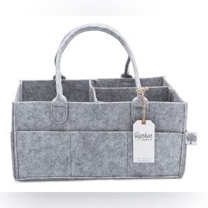 Parker Baby Co Large Grey Felt Organizer Caddy with Handles
